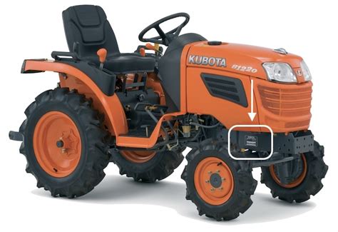 kubota tractor serial numbers